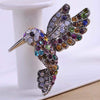 Animal Brooch Multicolor Humming Bird Brooch - Alloy Tin/Copper The Sexy Scientist